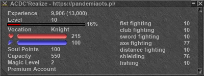 Signature for player ACDC'Realize