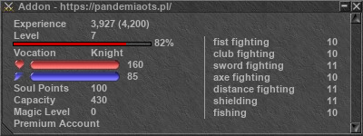 Signature for player Addon