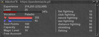 Signature for player Alkohol'X