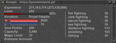 Signature for player Anaqel