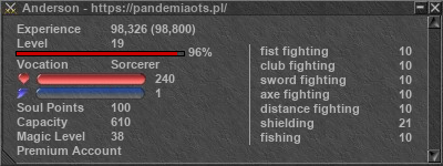 Signature for player Anderson