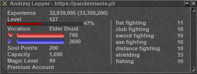 Signature for player Andrzej Lepper