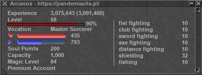 Signature for player Arcanox