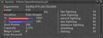 Signature for player Azeris