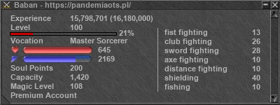 Signature for player Baban