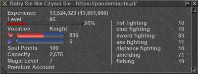 Signature for player Baby Sie Nie Czysci Sie