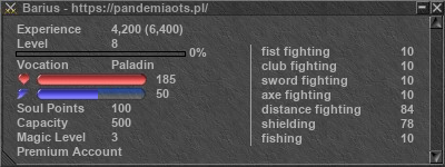 Signature for player Barius