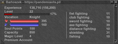 Signature for player Bartoszek