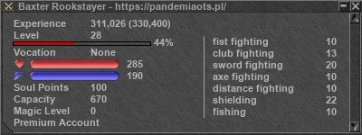 Signature for player Baxter Rookstayer