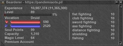 Signature for player Bearderer