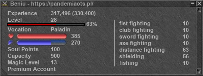 Signature for player Beniu