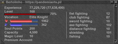 Signature for player Bertolinho