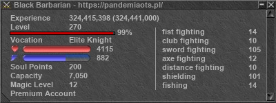 Signature for player Black Barbarian