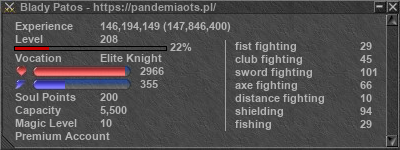 Signature for player Blady Patos