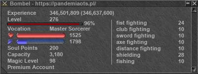 Signature for player Bombel