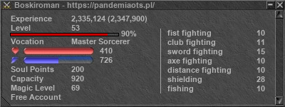 Signature for player Boskiroman