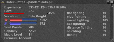 Signature for player Botek