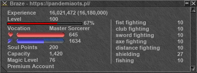 Signature for player Braze