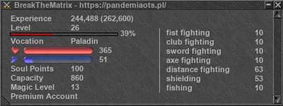 Signature for player BreakTheMatrix