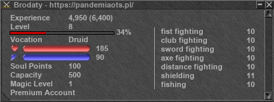 Signature for player Brodaty