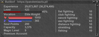 Signature for player Butibof