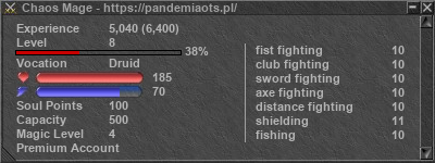 Signature for player Chaos Mage