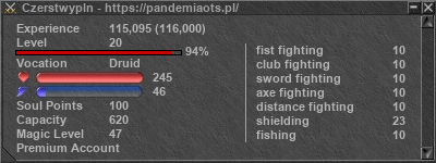 Signature for player Czerstwypln