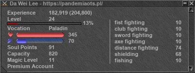 Signature for player Da Wei Lee