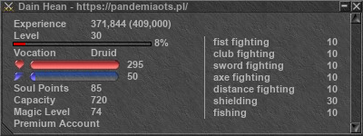 Signature for player Dain Hean