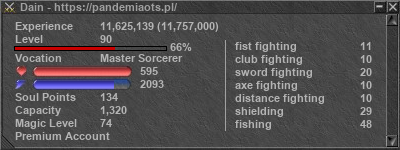 Signature for player Dain