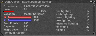 Signature for player Dark Queen