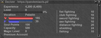 Signature for player Deciver