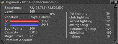 Signature for player Digimon