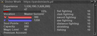 Signature for player Divine Wrath