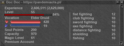 Signature for player Doc Doc