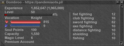 Signature for player Dombroo