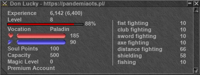 Signature for player Don Lucky