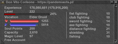 Signature for player Don Vito Corleone