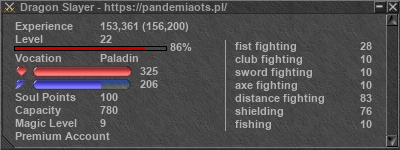 Signature for player Dragon Slayer