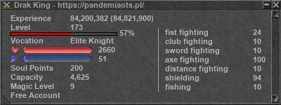 Signature for player Drak King