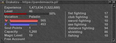 Signature for player Drakatzu