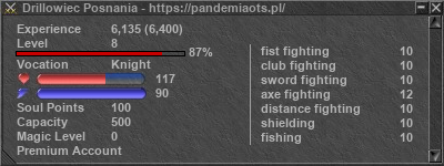 Signature for player Drillowiec Posnania