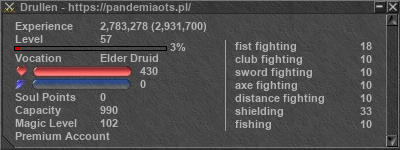 Signature for player Drullen