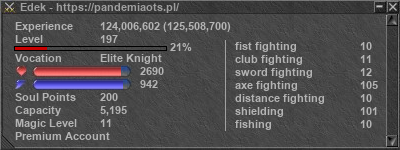 Signature for player Edek