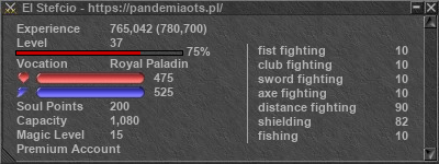 Signature for player El Stefcio