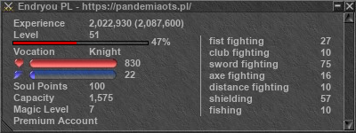 Signature for player Endryou PL