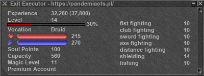 Signature for player Exit Executor