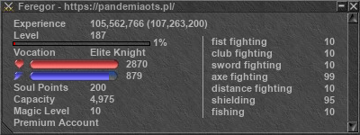 Signature for player Feregor