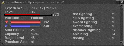 Signature for player Frostbum