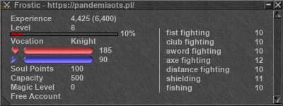 Signature for player Frostic